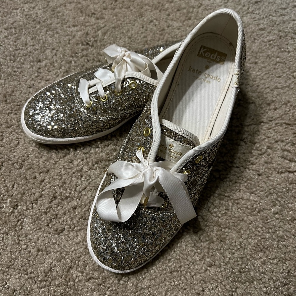 Keds Kate Spade Glitter Sneakers